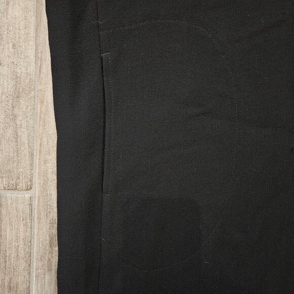 Angelo Tarlazzi Paris Dress Size 10 Collared 3/4 Pleated Sleeves Pockets Shift - Picture 7 of 13